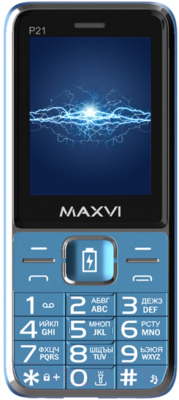 Мобильный телефон Maxvi P21 (маренго)