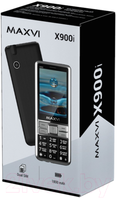 Мобильный телефон Maxvi X900i (маренго)