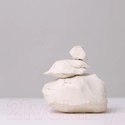 Пластилин скульптурный Малевичъ 810025 (500г, мягкий, белый)