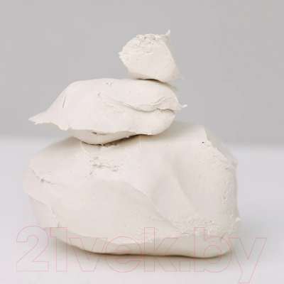 Пластилин скульптурный Малевичъ 810026 (500г, твердый, белый)