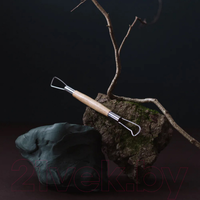 Изображение товара Пластилин скульптурный Малевичъ 810032 (500г, твердый, оливковый)