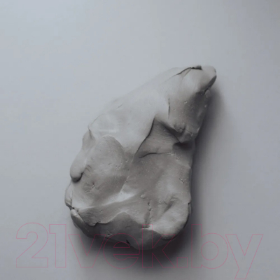 Пластилин скульптурный Малевичъ 810028 (500г, твердый, серый)