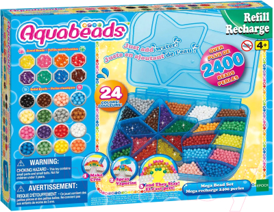 Развивающая игра Aquabeads Аквамозаика. Мозаика Мега / 31502