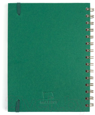 Скетчбук Малевичъ 401512 (20л, зеленый)