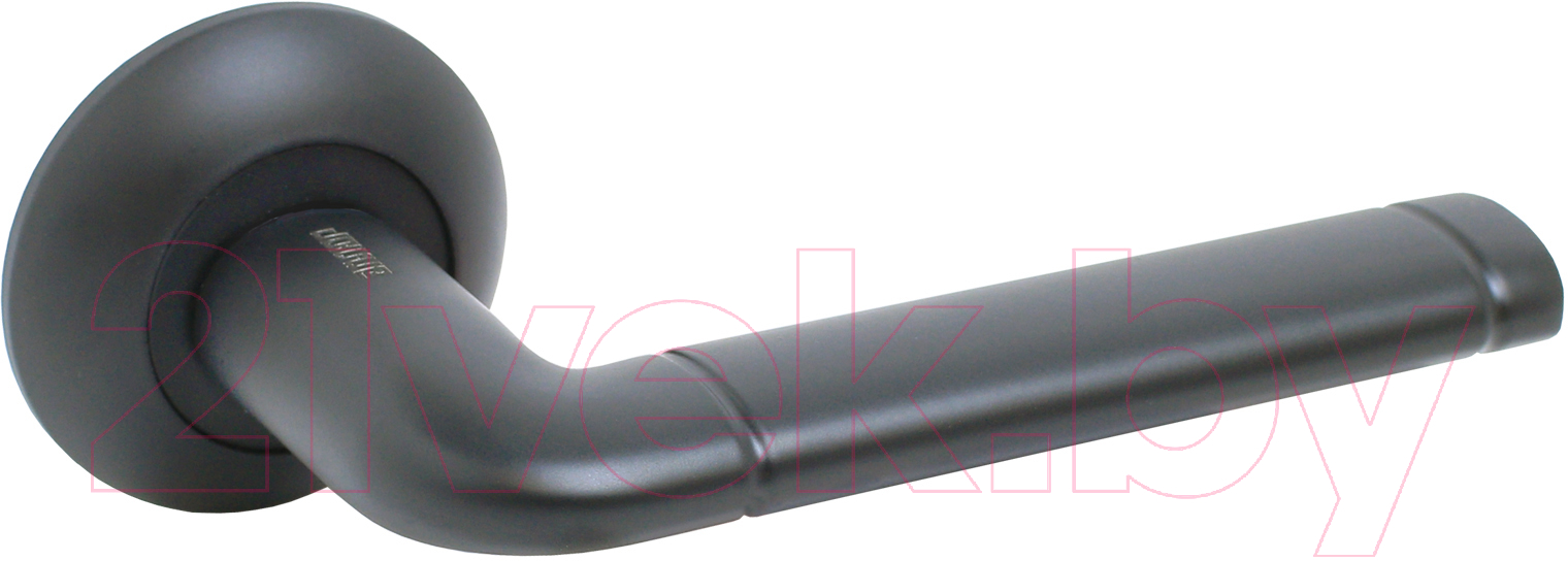 Ручка дверная Аллюр Арт Поло BL 15150 (матовый черный)