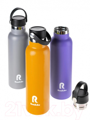 Термос для напитков RoadLike Flask / 400831 (600мл, оранжевый)