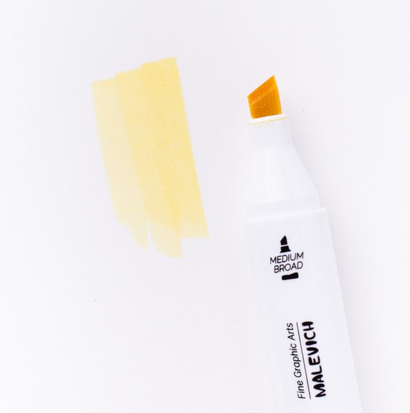 Маркер перманентный Малевичъ GrafArt Brush 190013 (ванильный)