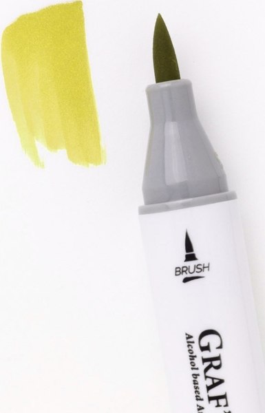 Маркер перманентный Малевичъ GrafArt Brush 190114 (фисташковый)
