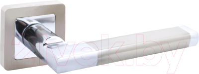 Изображение товара Ручка дверная Аллюр AL71 SN/CP (матовый никель/хром, B2B)