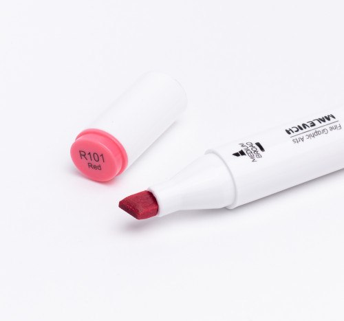 Маркер перманентный Малевичъ GrafArt Brush 190045 (красный)