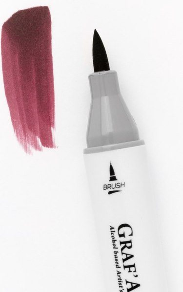 Маркер перманентный Малевичъ GrafArt Brush 190018 (вишневый)