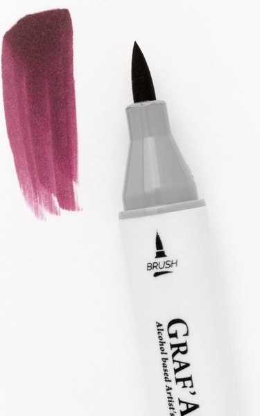 Маркер перманентный Малевичъ GrafArt Brush 190014 (винный осадок)