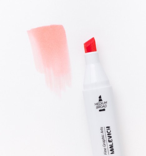 Маркер перманентный Малевичъ GrafArt Brush 190107 (телесный розовый)