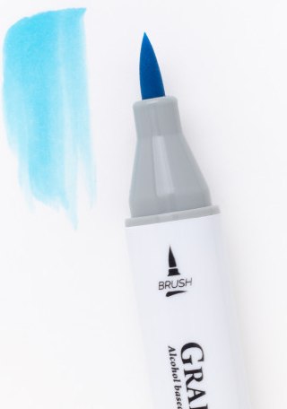Маркер перманентный Малевичъ GrafArt Brush 190118 (церулеум)