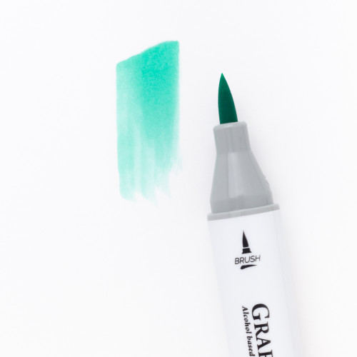 Маркер перманентный Малевичъ GrafArt Brush 190061 (мятный) — фото 4