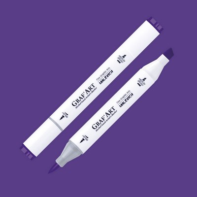 Маркер перманентный Малевичъ GrafArt Brush 190003 (аметист) - 