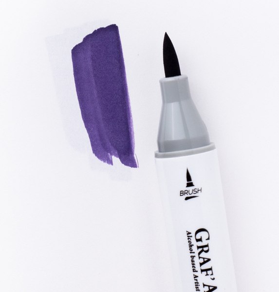 Маркер перманентный Малевичъ GrafArt Brush 190003 (аметист)