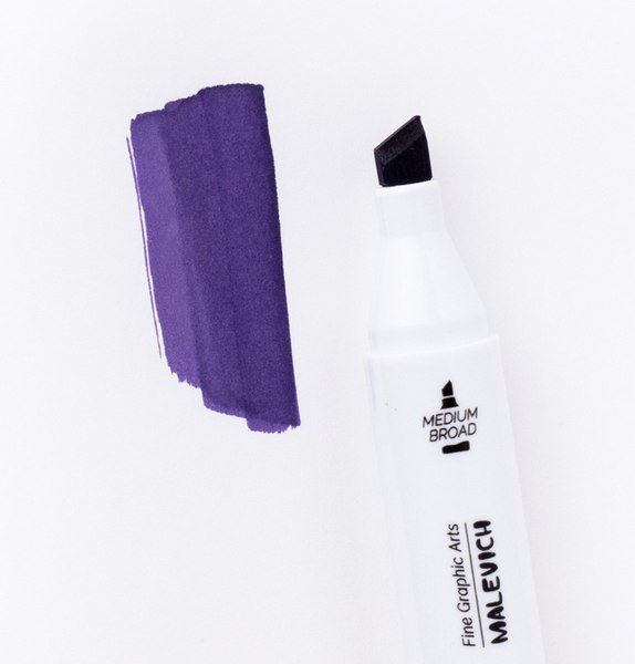 Маркер перманентный Малевичъ GrafArt Brush 190003 (аметист)