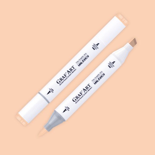 Маркер перманентный Малевичъ GrafArt Brush 190105 (телесный)
