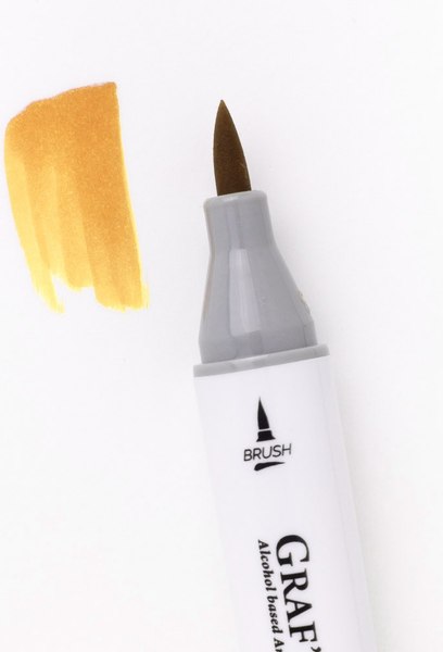 Маркер перманентный Малевичъ GrafArt Brush 190057 (медовый)
