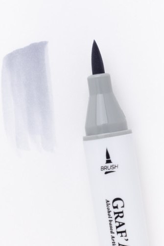 Маркер перманентный Малевичъ GrafArt Brush 190096 (серый холодный 3)