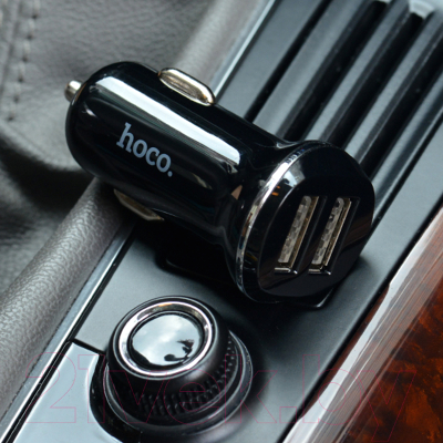 Зарядное устройство автомобильное Hoco Z1 (черный)