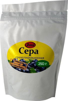 Удобрение Borg Сера гранулированная (250г) - 