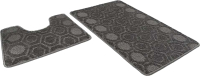 Набор ковриков для ванной и туалета Shahintex Актив 50x80/50x40 (002-серый) - 