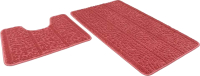 Набор ковриков для ванной и туалета Shahintex Актив 50x80/50x40 (003-ягодный) - 