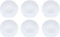 Набор тарелок Arya Shell / 8680943224132 (6шт, белый) - 
