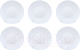 Набор тарелок Arya Shell / 8680943224132 (6шт, белый) - 