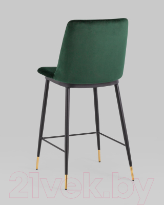 Стул барный Stool Group Мелисса / FDC9055C GREEN FUT-73 (велюр зеленый)