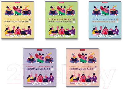 Изображение товара Тетрадь предметная Erich Krause Conversation. Для записи иностранных слов / 58540 (48л)