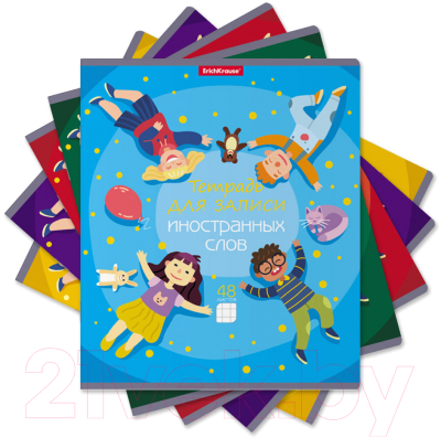 Изображение товара Тетрадь предметная Erich Krause Friendship. Для записи иностранных слов / 58542 (48л)