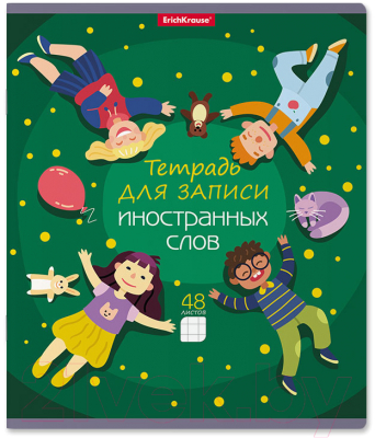 Изображение товара Тетрадь предметная Erich Krause Friendship. Для записи иностранных слов / 58542 (48л)