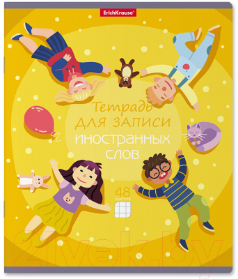 Изображение товара Тетрадь предметная Erich Krause Friendship. Для записи иностранных слов / 58542 (48л)