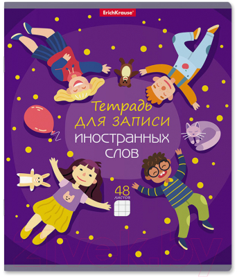 Изображение товара Тетрадь предметная Erich Krause Friendship. Для записи иностранных слов / 58542 (48л)