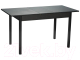 Миниатюра изображения товара Обеденный стол Древпром М81 Бристоль ДП1-03-03 110-140x68 (темно-серый/графит)