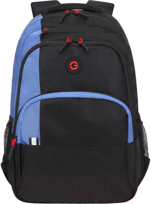 Рюкзак Grizzly RU-330-1 (черный/голубой)