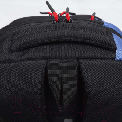 Рюкзак Grizzly RU-330-1 (черный/голубой)