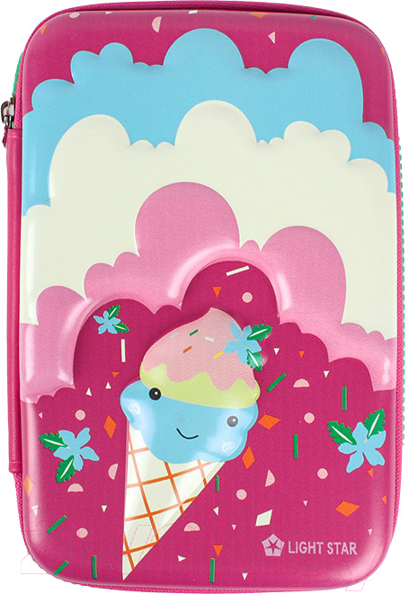 Пенал Darvish Ice Cream / DV-LCH801-23 (малиновый)