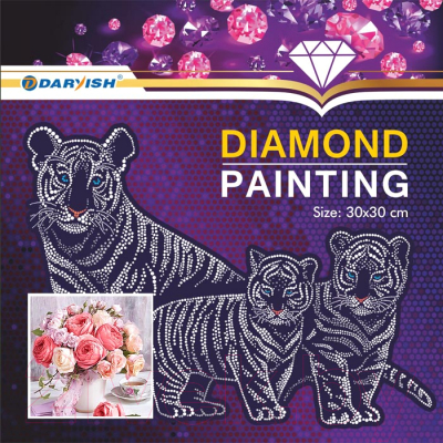 Набор алмазной вышивки Darvish Букет из пионовых роз / DV-13760-16