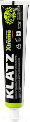 Зубная паста Klatz X-treme Energy Drink Женьшень (75мл)