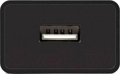 Зарядное устройство сетевое Mirex U16i + кабель AM-8pin Lightning / 13701-U16iBK (1м, черный)