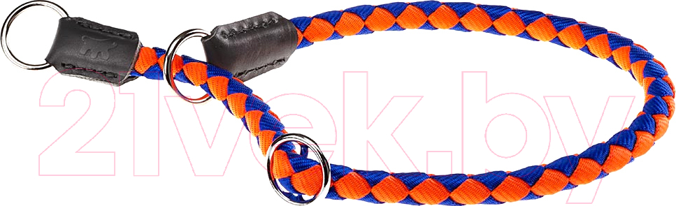 Ошейник-полуудавка Ferplast Twist CS12/35 / 75268039 (оранжевый/синий)