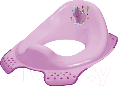 Детская накладка на унитаз Lorelli Hippo Violet (10130300509)