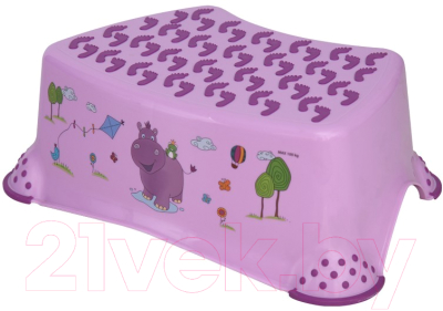 Табурет-подставка Lorelli Hippo Violet / 10130380509