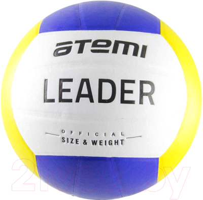 Мяч волейбольный Atemi Leader (желтый/голубой/белый)