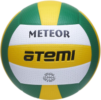 Мяч волейбольный Atemi Meteor (зеленый/жёлтый/белый) - 