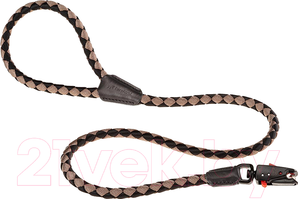Поводок Ferplast Twist Matic G12/110 / 75375911 (черно-коричневый)